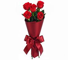 Букет 5 Красных роз Эдлесс Лав в Горки-2