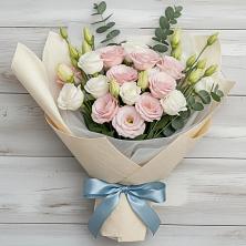 Букет цветов из:  Лизиантусы в Горки-2