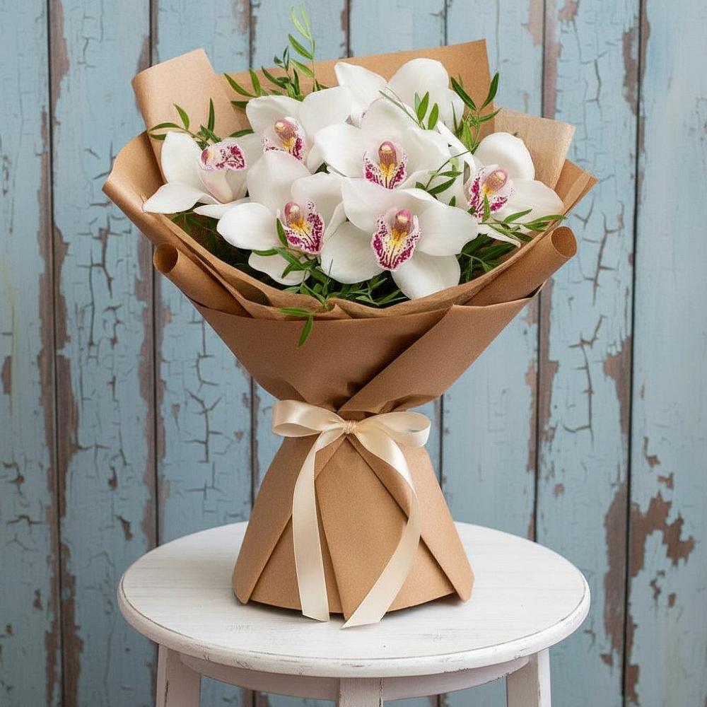Букет цветов из: Орхидеи и Розы в Горки-2