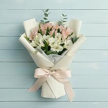 Букет цветов из:  Альстромерии #REPLACE_PRED# Горки-2