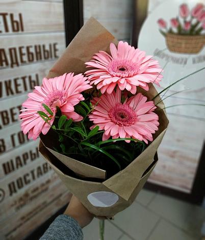Букет цветов из: Герберы в Горки-2