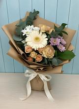 Букет цветов из:  Герберы и Хризантемы в Горки-2