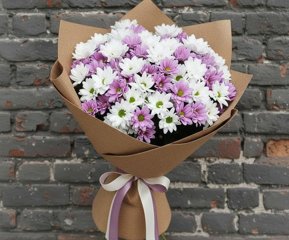 Букет цветов из: Хризантемы в Горки-2