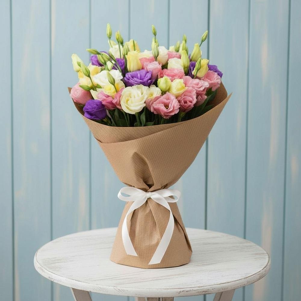 Букет цветов из: Лизиантусы в Горки-2