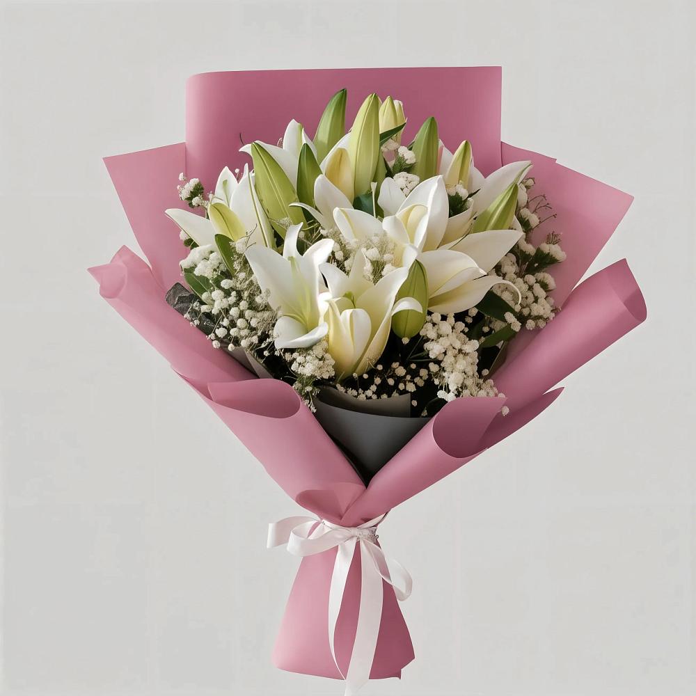 Букет цветов из: Лилии в Горки-2