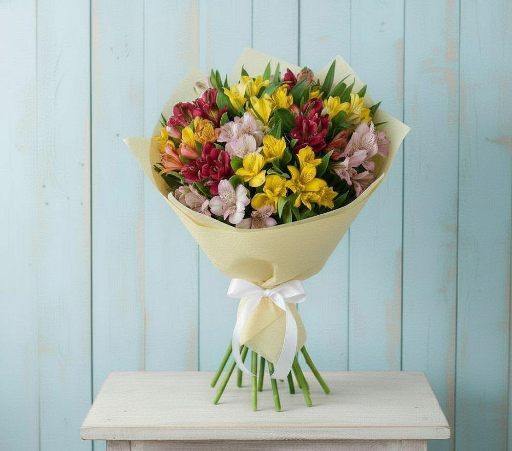 Букет цветов из: Альстромерии в Горки-2